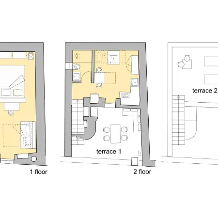 Panoramic Terraces With Sea & Old Town View Style 아파트 *
